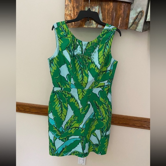 Banana leaf vineyard vines dress size 12 - Picture 2 of 6
